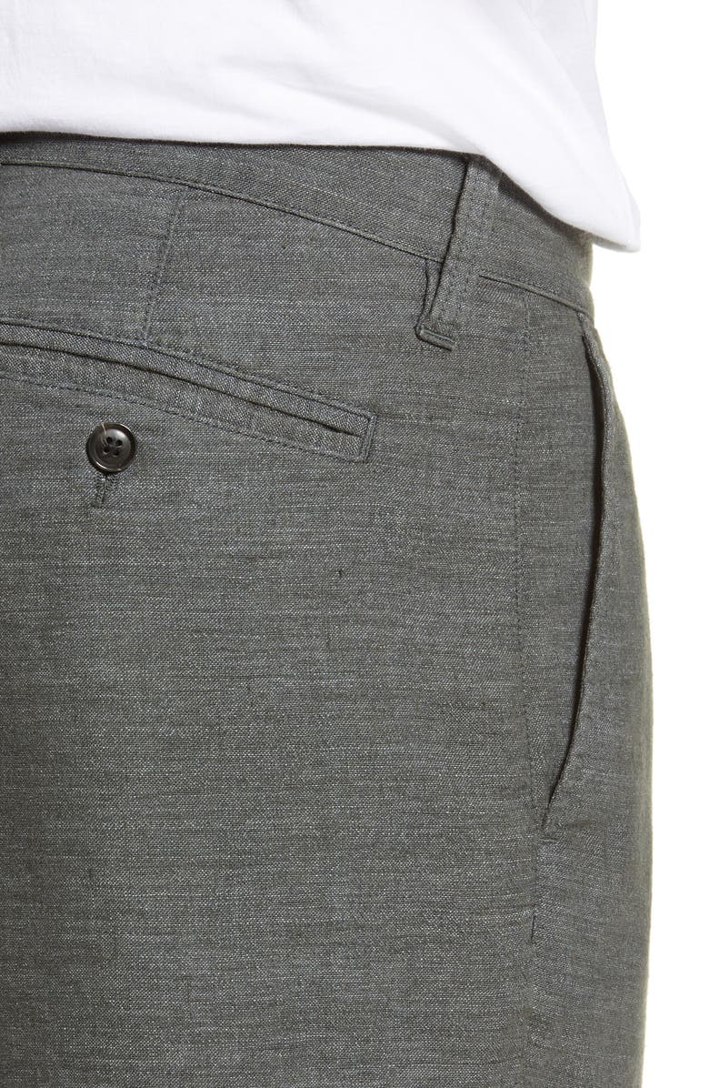 John Varvatos Star USA Johnny Flat Front Shorts, Alternate, color,