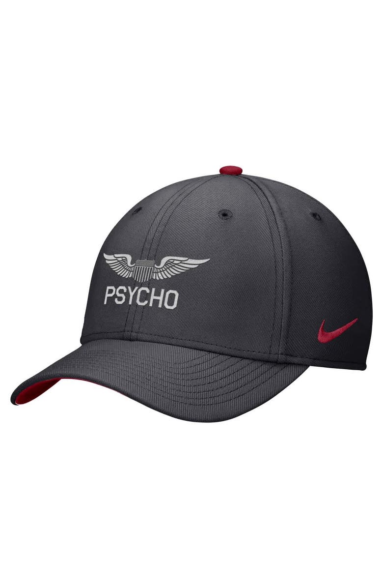 Nike Men's Nike Anthracite Air Force Falcons Rivalry Swoosh Flex Hat, Main, color, 
