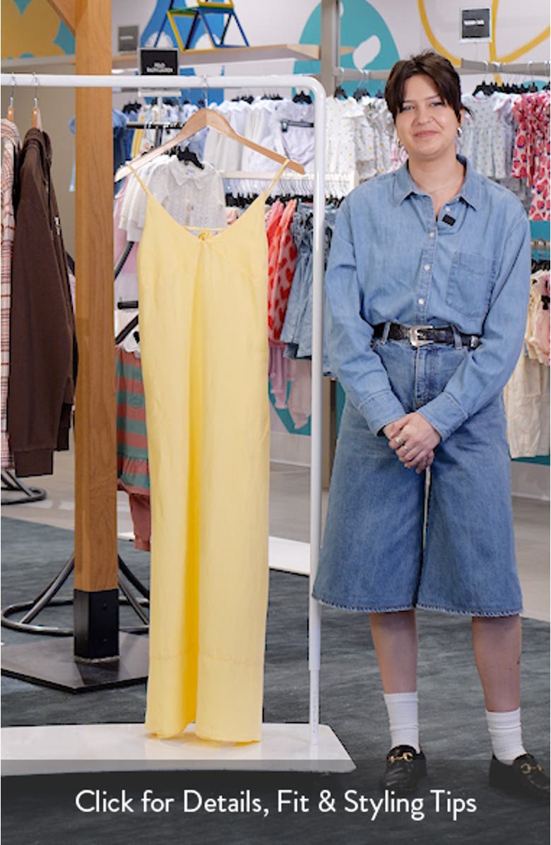 Aloha Linen Blend Maxi Sundress, sales video thumbnail