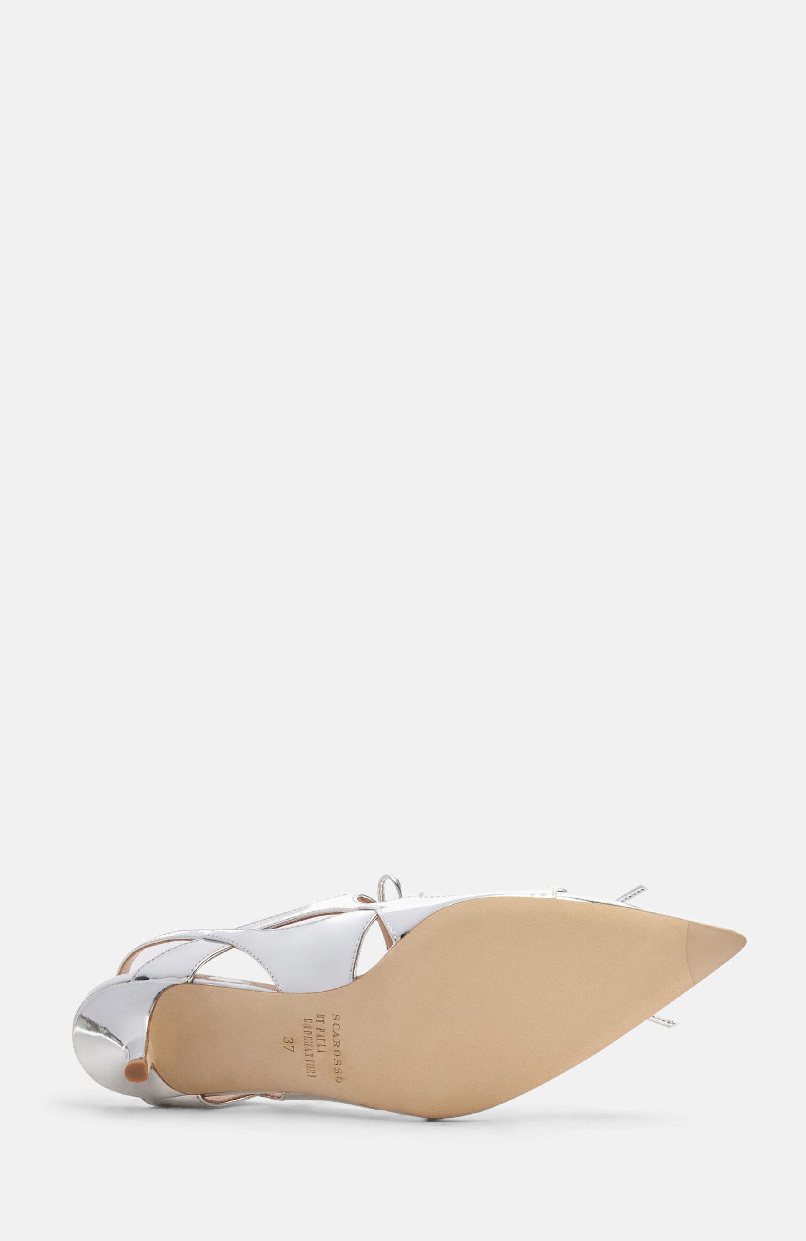 Blazing Pumps, Alternate, color, Silver - Laminated Calf