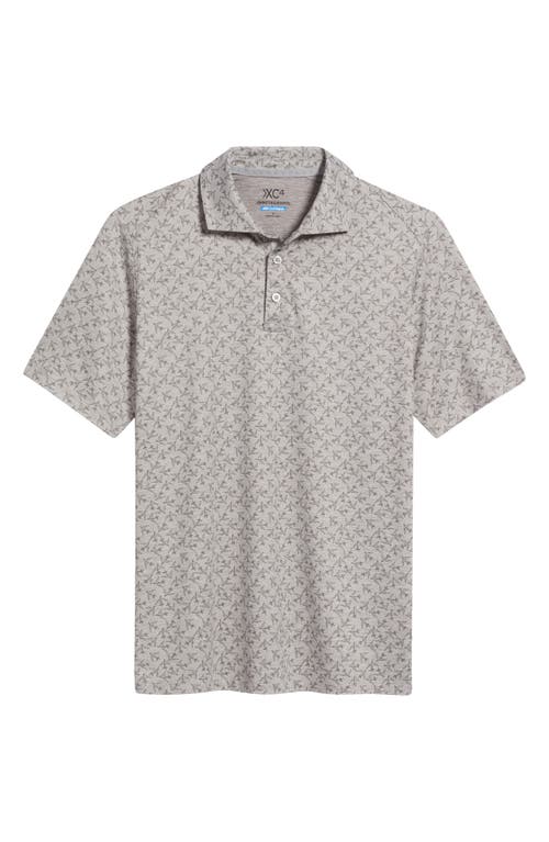 Johnston & Murphy Xc4® + Cool Degree™ Performance Golf Polo In Airplane/light Gray