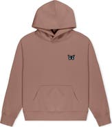 Dalix Butterfly Relaxed Midweight Fleece Pullover Hoodie