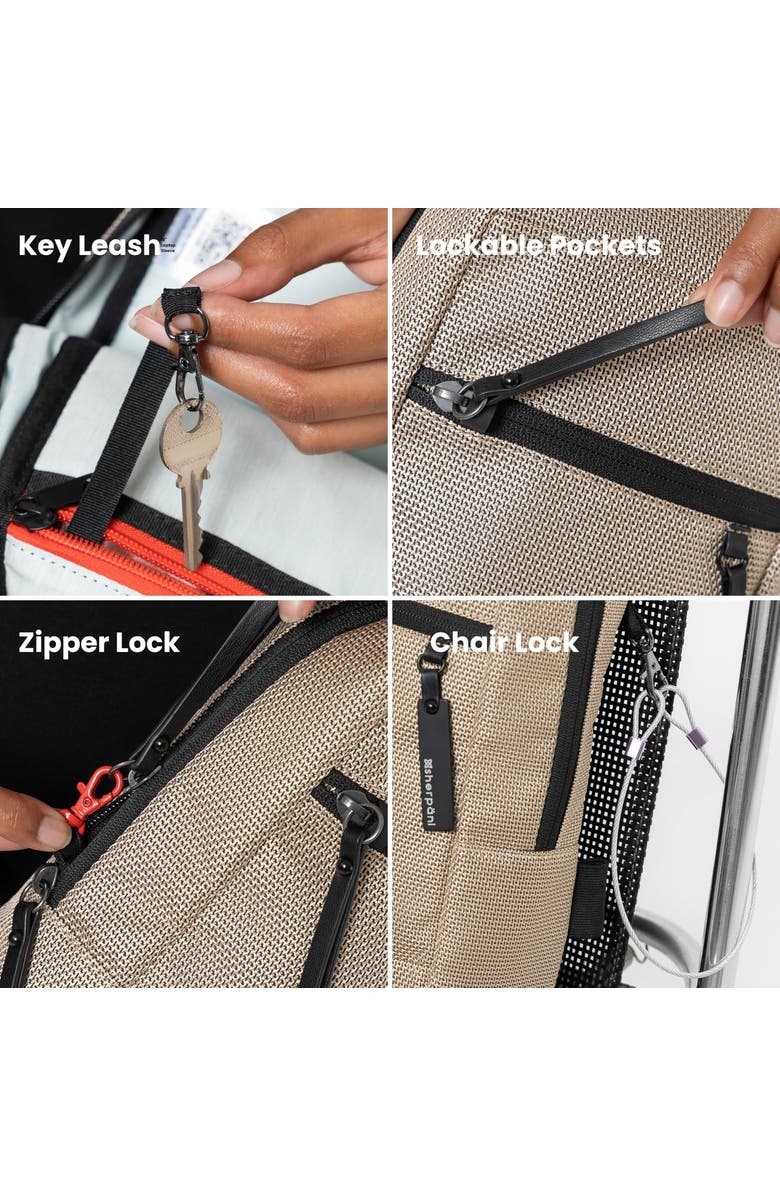 Sherpani Metro Anti Theft Travel Sling Bag Backpack, Morocco, Alternate, color, Morocco