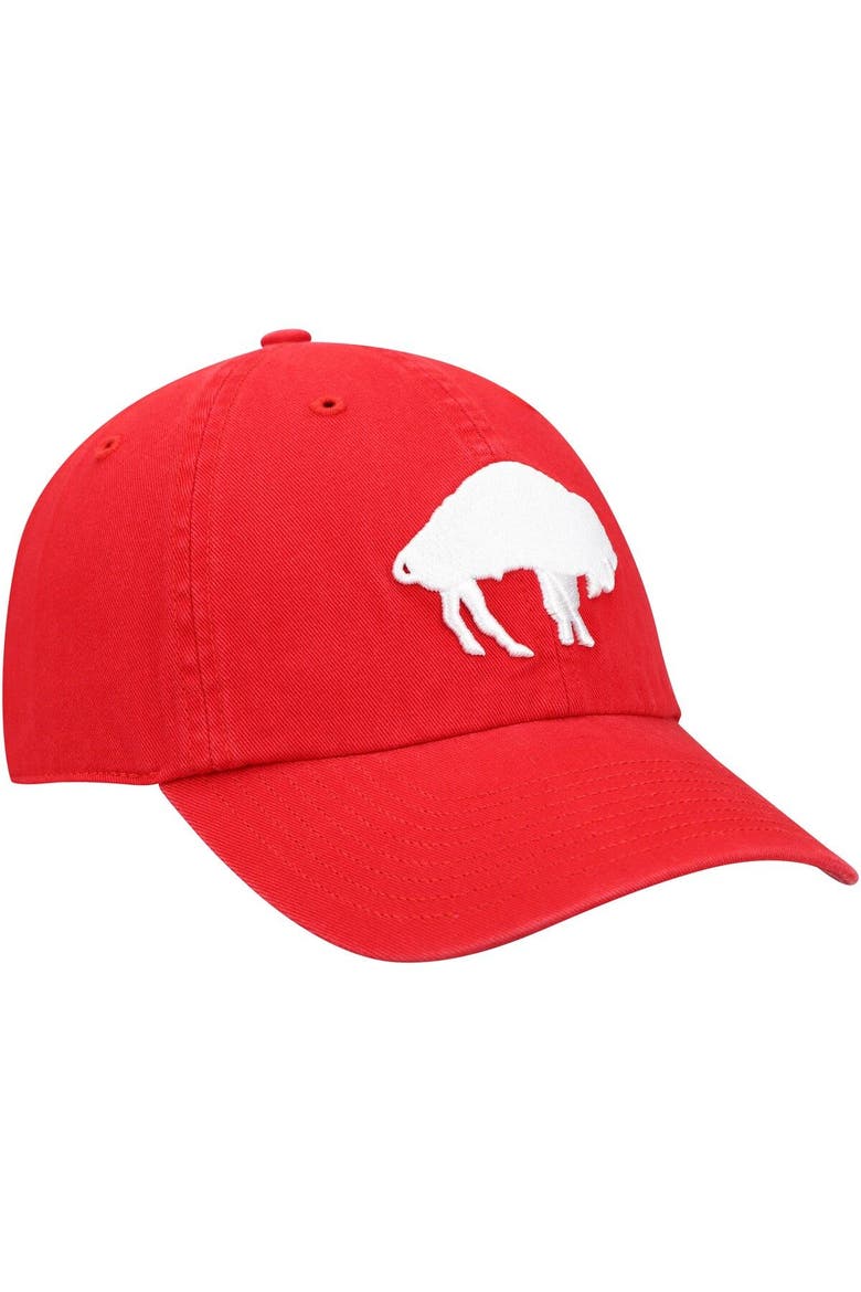 Men's '47 Red Buffalo Bills Clean Up Legacy Adjustable Hat, Alternate, color, RED