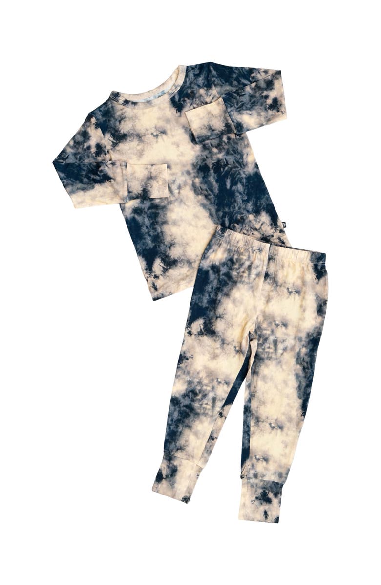 Laree + Co Tie-Dye 2-Piece Pajama Set, Main, color, 