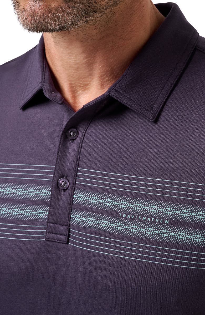 TravisMathew Featherweight Polo, Alternate, color, Purple Velvet