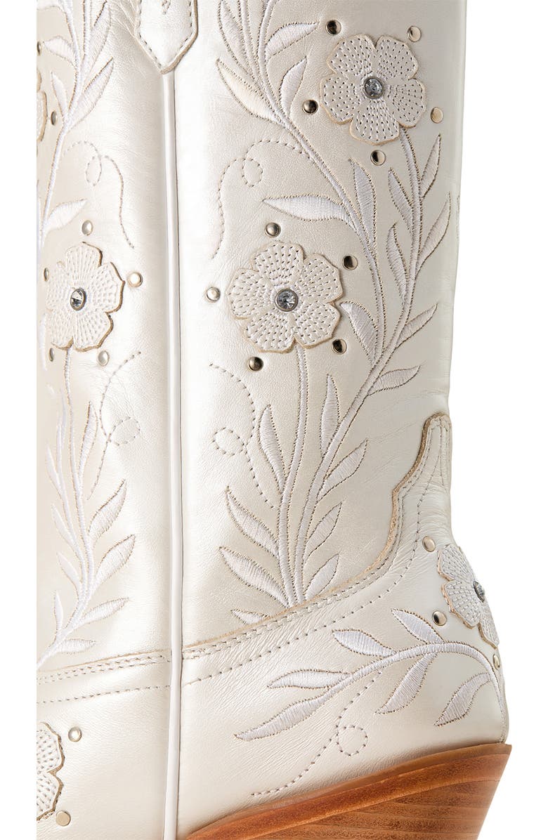 Ariat Romance Western Boot, Alternate, color, Pearly White