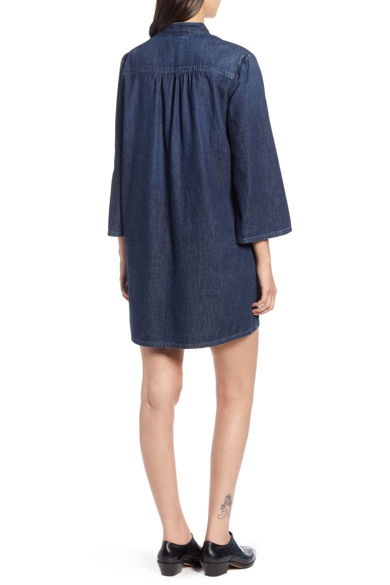 Fable Denim Shift Dress, Alternate, color, FINNIAN
