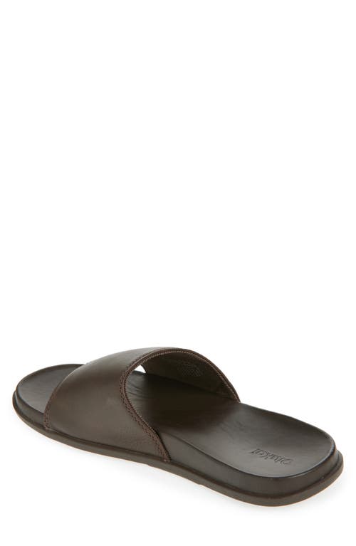 Olukai Olali Slide Sandal In Brown