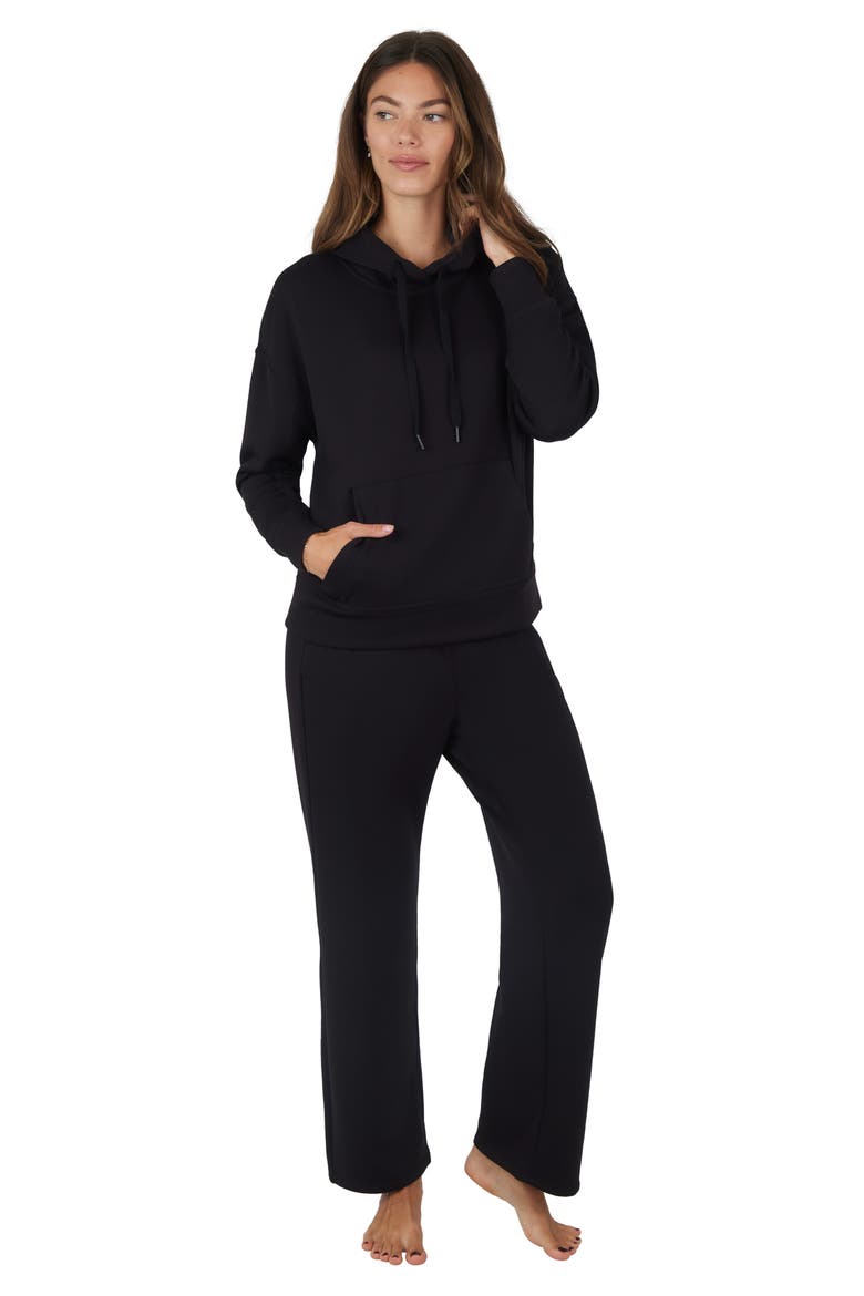 Year Round Scuba Fleece Hoodie, Alternate, color, BLACK