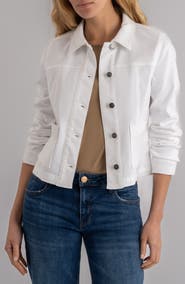 KUT from the Kloth Matilda Denim Crop Trucker Jacket