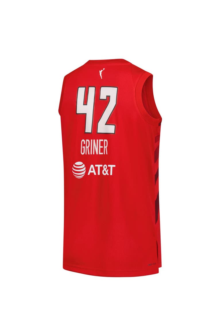Unisex Nike Brittney Griner Red Atlanta Dream Explorer Edition Victory Jersey, Alternate, color, Red