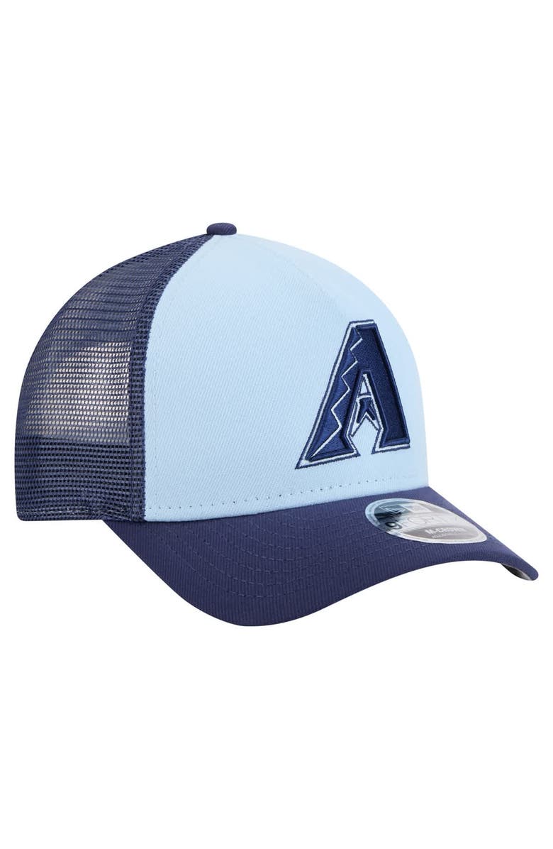 New Era Men's New Era Light Blue/Navy Arizona Diamondbacks 2-Tone Color Pack 9FORTY Adjustable Trucker Hat, Alternate, color, Light Blue