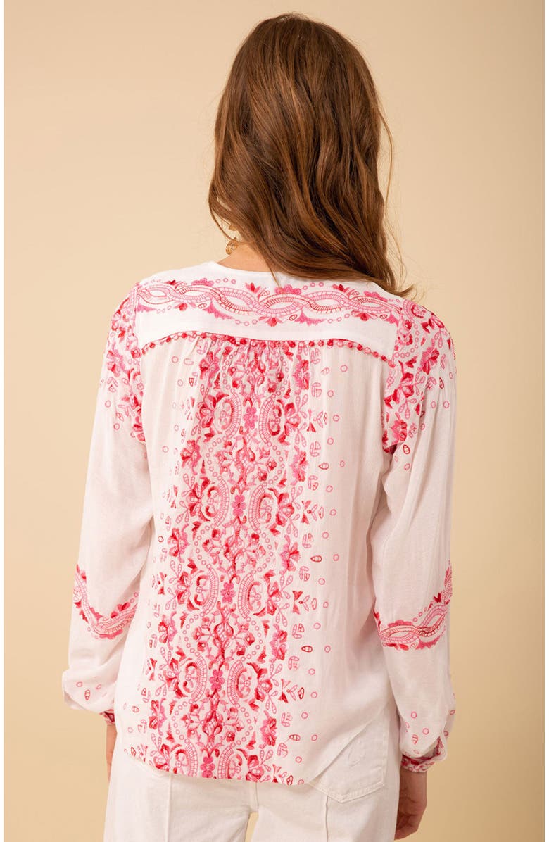 Hale Bob Cora Embroidered Top, Alternate, color,