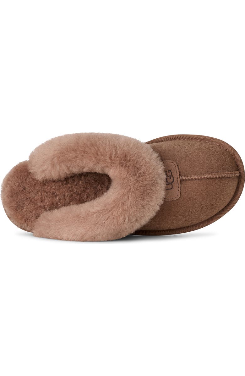 UGG<sup>®</sup> Coquette Genuine Shearling Lined Slipper, Alternate, color, Rocky Oak