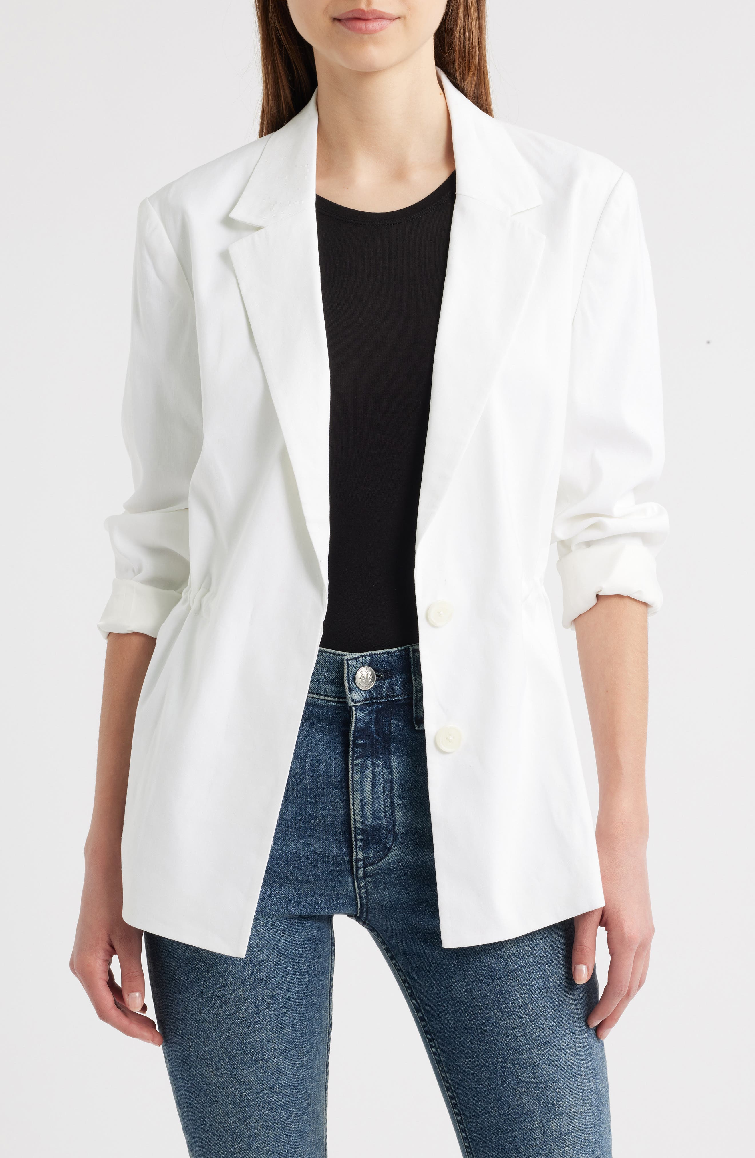 rag & bone Spencer Linen Blend Blazer