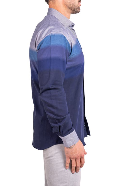 Maceoo Fibonacci Ascension Contemporary Fit Button-up Shirt In Multi