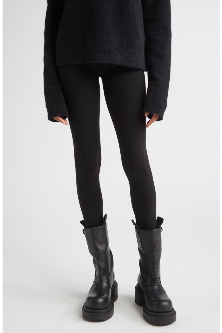 Wool Leggings, Main, color, BLACK