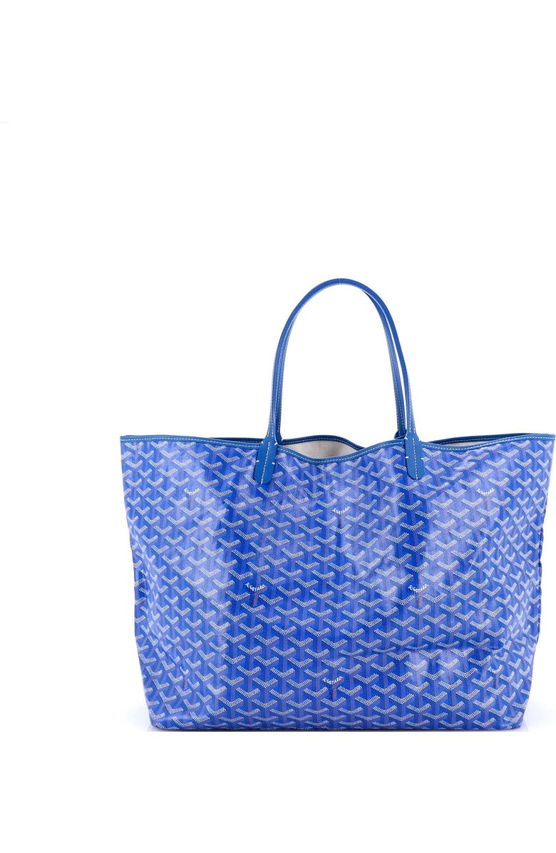 Pre-Owned Goyard Saint Louis Tote Coated Canvas GM, Alternate, color, Blue