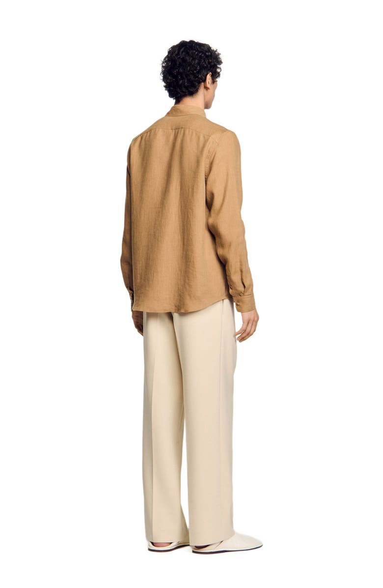 SANDRO Linen shirt, Alternate, color, 