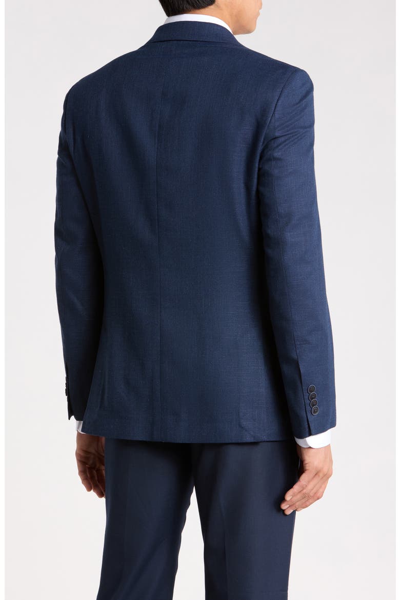 Structured Weave Sport Coat, Alternate, color, NAVY