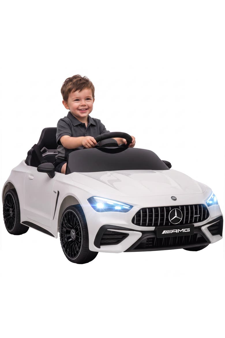 12V Mercedes AMG CLE 53 Ride-On Car, Remote Control, Black, Main, color, White