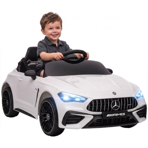 12V Mercedes AMG CLE 53 Ride-On Car, Remote Control, Black