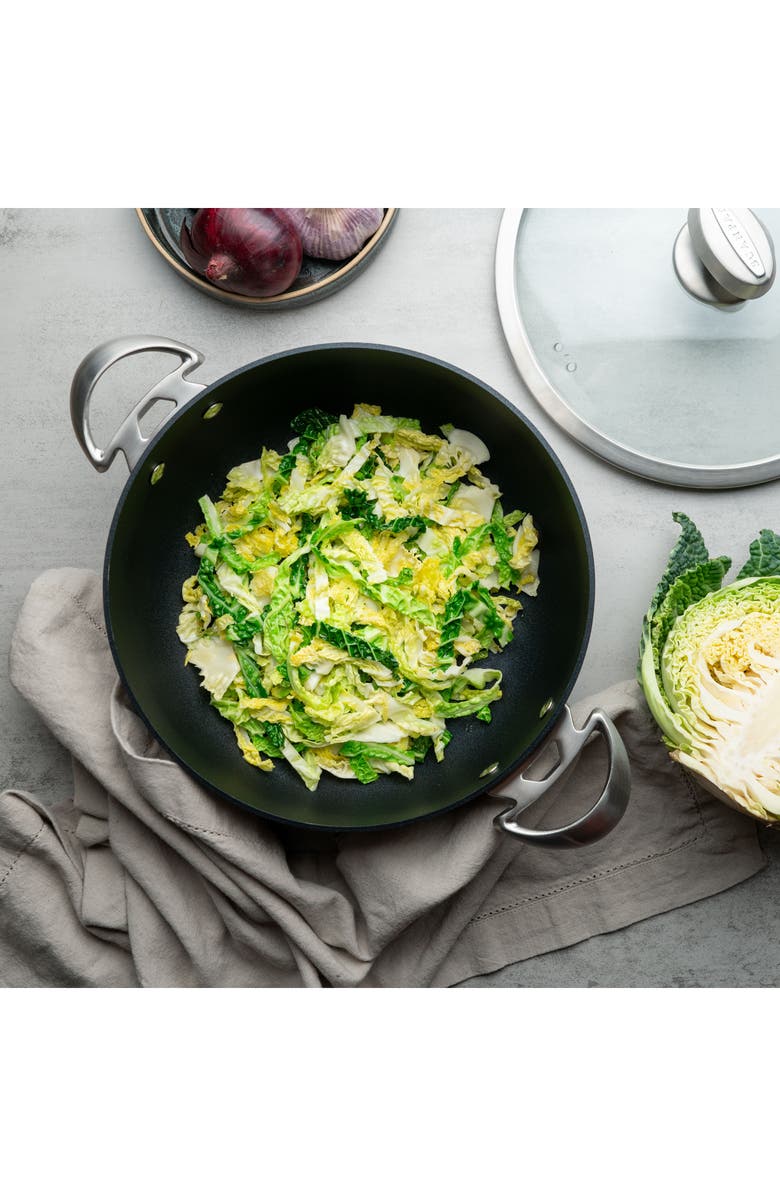 Scanpan CS+ 5.25-Quart Nonstick Chef's Pan with Lid, Alternate, color, Silver