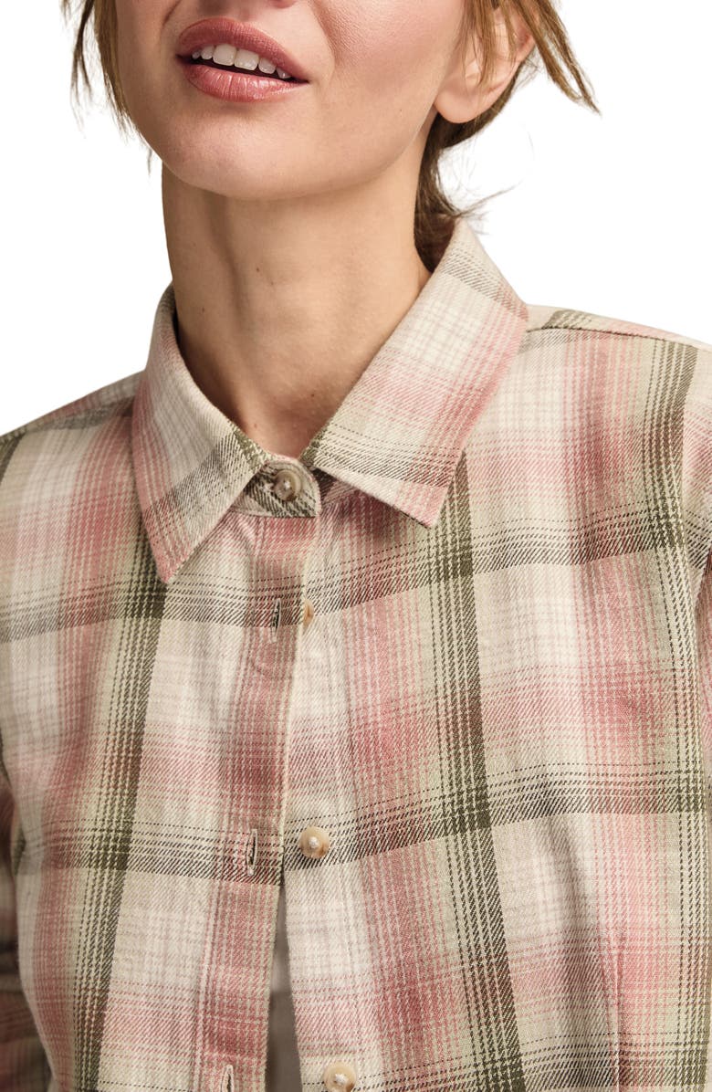 Lucky Brand Plaid Button-Up Cotton Shirt, Alternate, color,