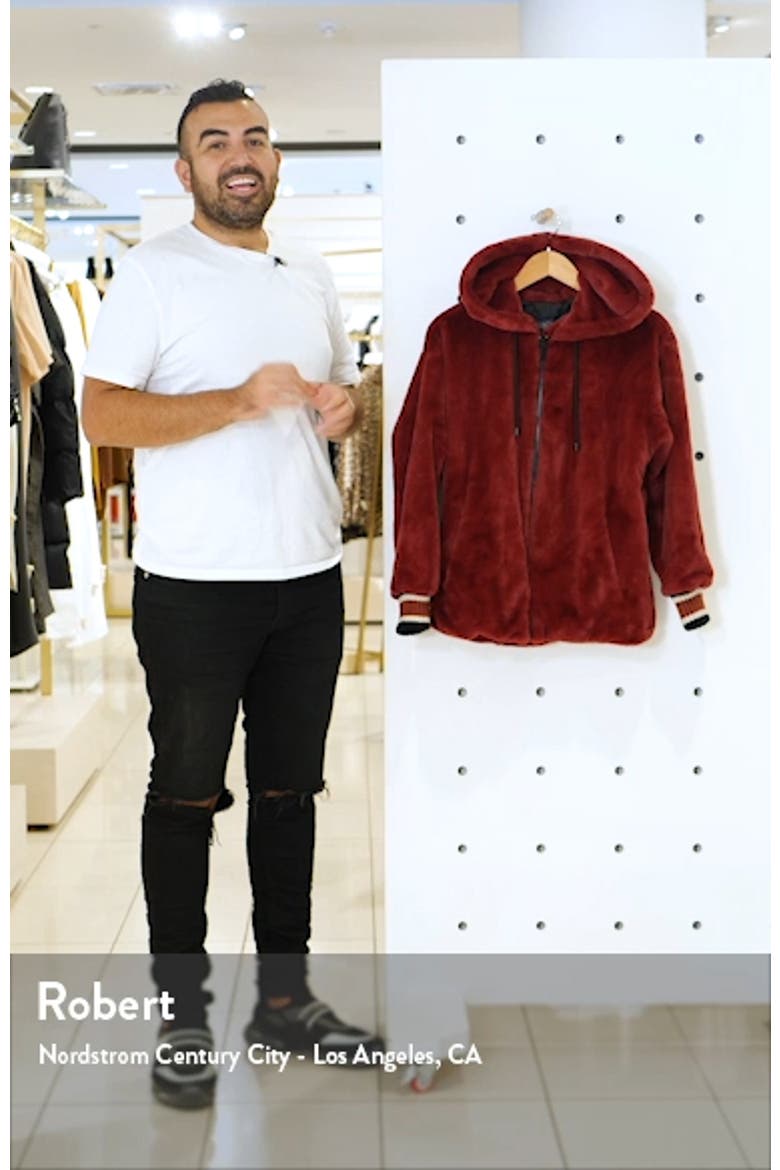 Faux Fur Hooded Jacket video