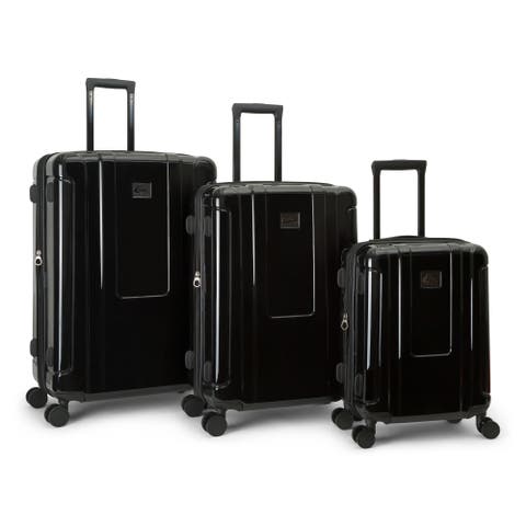 Malibu Suitcases PC Hardside Expandable Luggage with Spinner Wheels, 3-Piece Set (20/26/30)