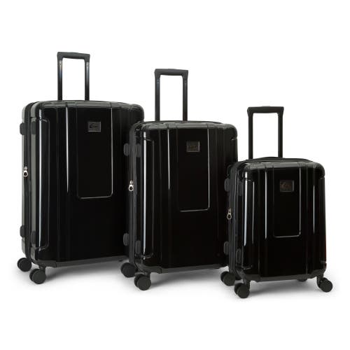 Quiksilver Malibu Suitcases Pc Hardside Expandable Luggage With Spinner Wheels, 3-piece Set In Black