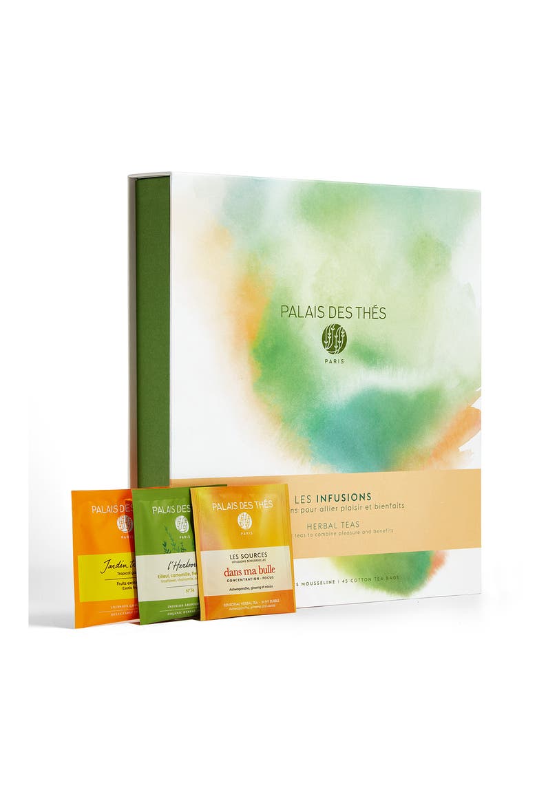 Herbal Teas Assorted Gift Set, Main, color, GREEN