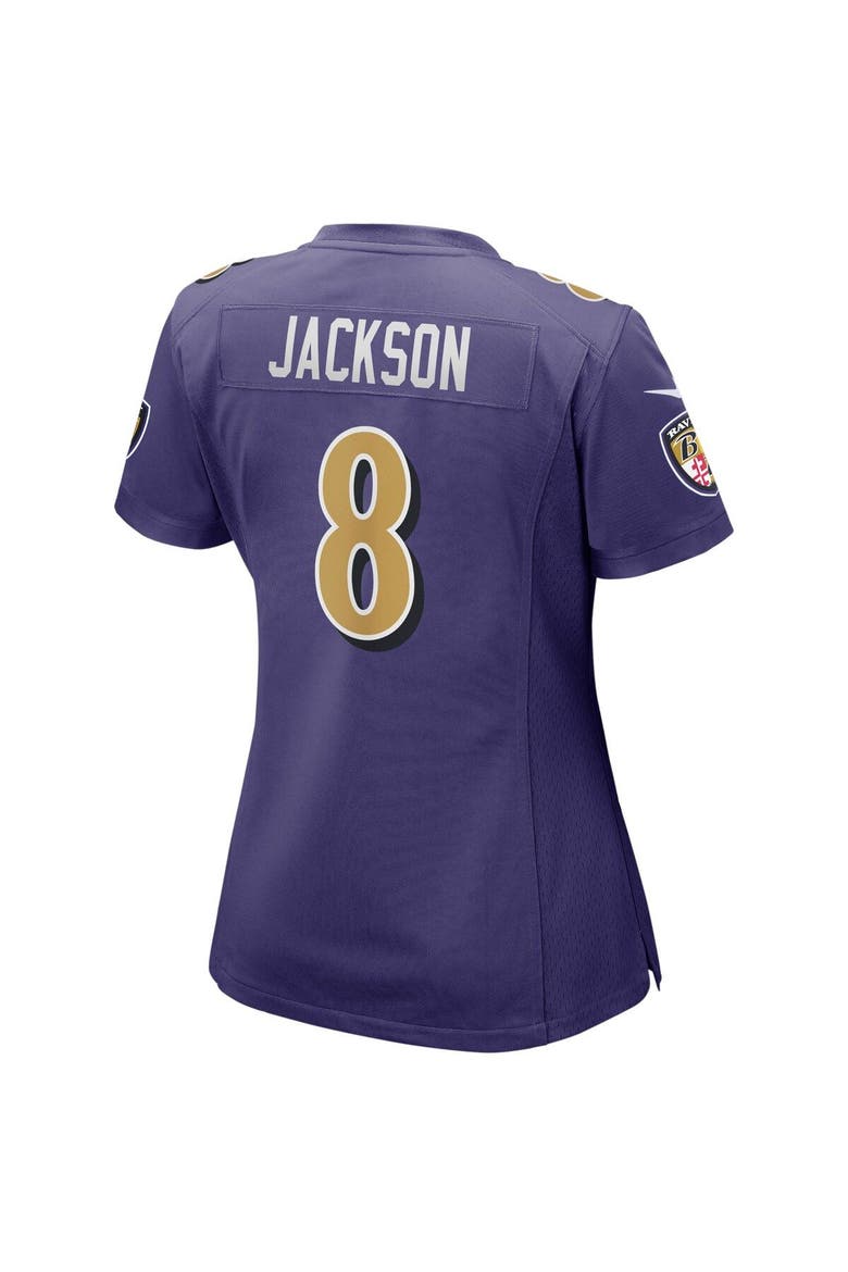 Women's Nike Lamar Jackson Purple Baltimore Ravens Alternate Game Player Jersey, Alternate, color, Purple