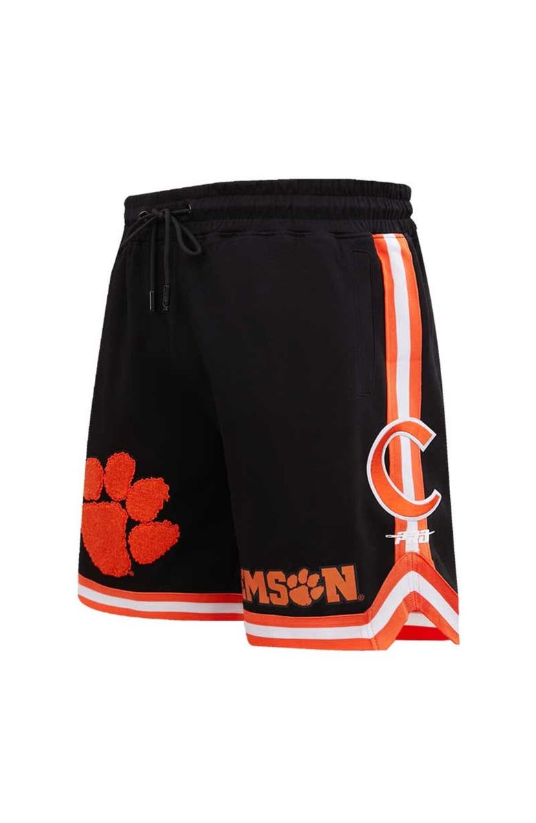 PRO STANDARD Men's Pro Standard Black Clemson Tigers Classic Shorts, Alternate, color,