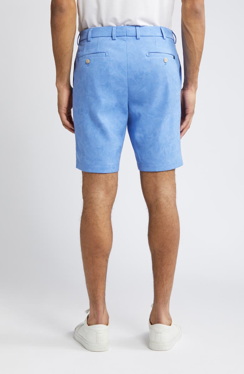 Peter Millar Crown Sport Salem Shadow Stripe Floral Performance Shorts, Alternate, color,