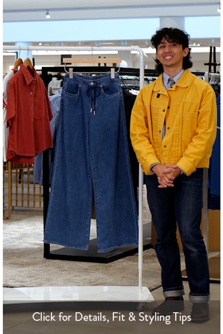 Zephyrine Drawstring High Waist Wide Leg Jeans video