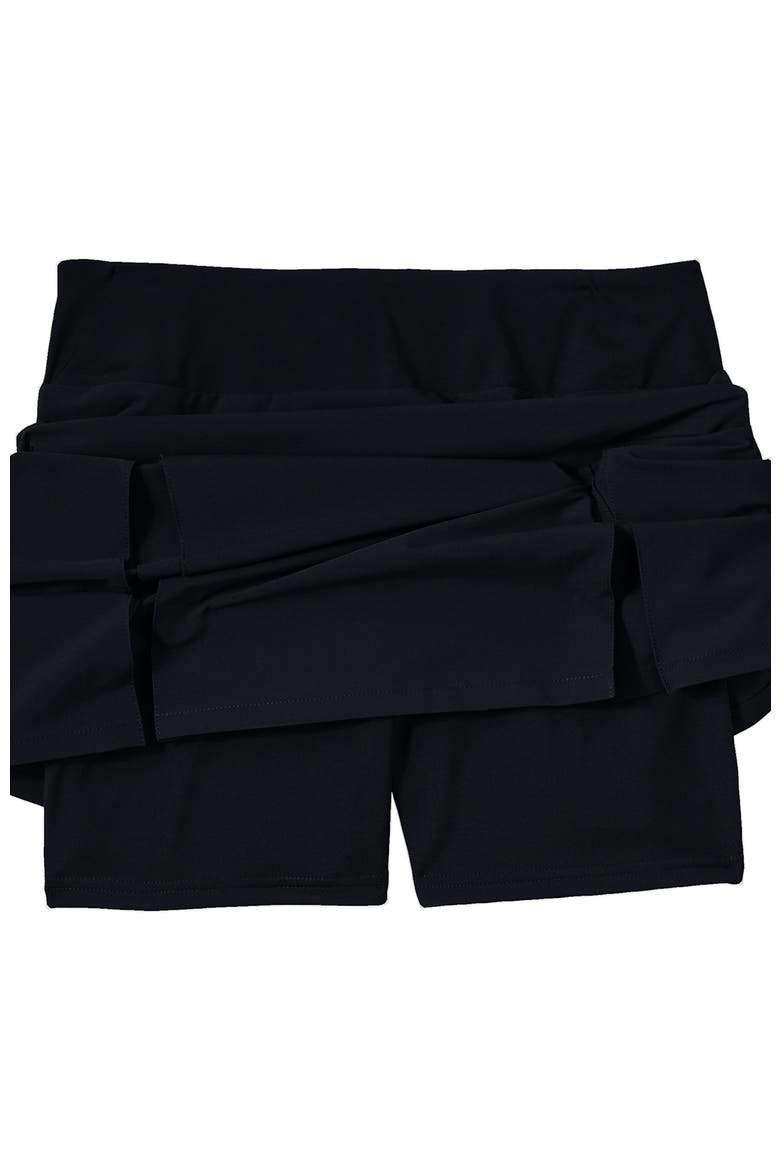 School Uniform  Performance Pleated Skort Above the Knee, Alternate, color, Black