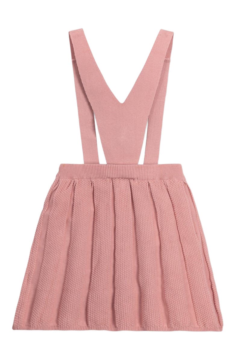 Hope & Henry Girls' Pleated Sweater Skirtall, Kids, Alternate, color, Rose