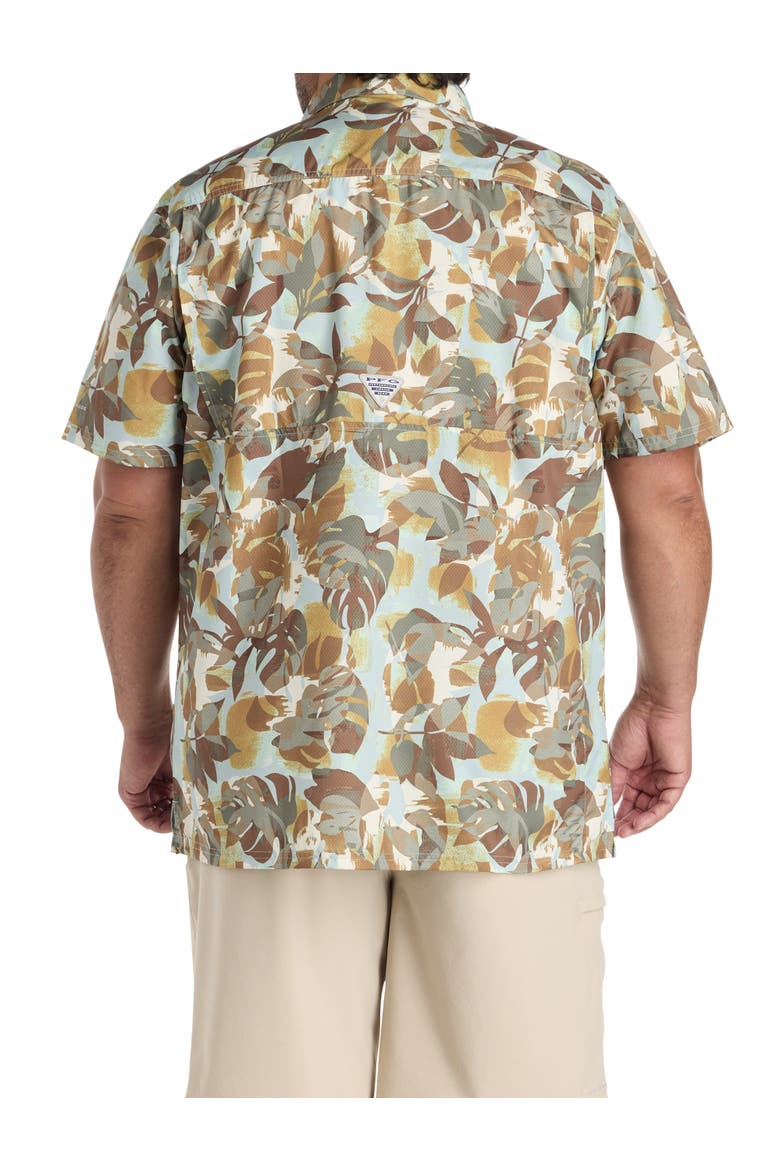 Big & Tall Slacktide Palms Sport Shirt, Alternate, color, CRUSHED BLUE