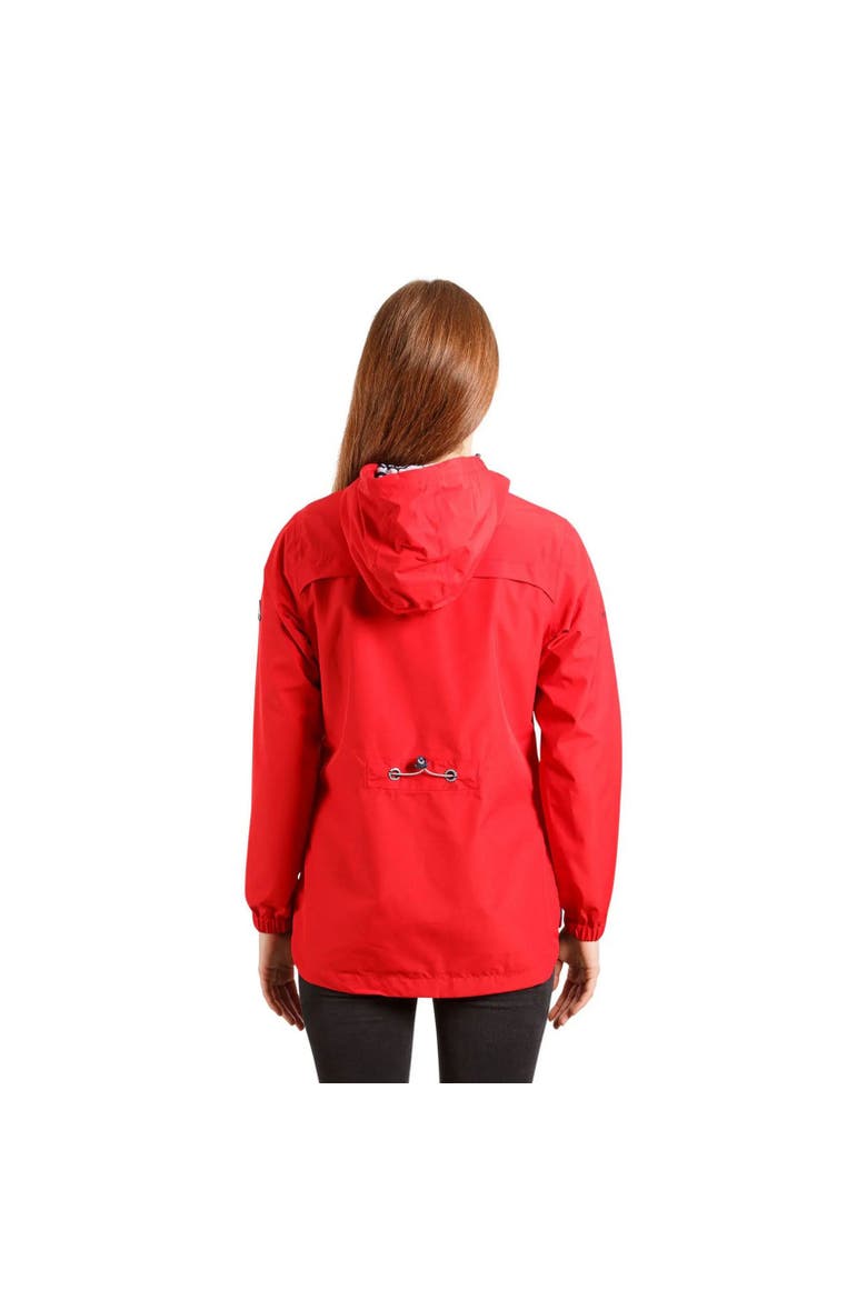 Flourish Waterproof Jacket, Alternate, color, Red