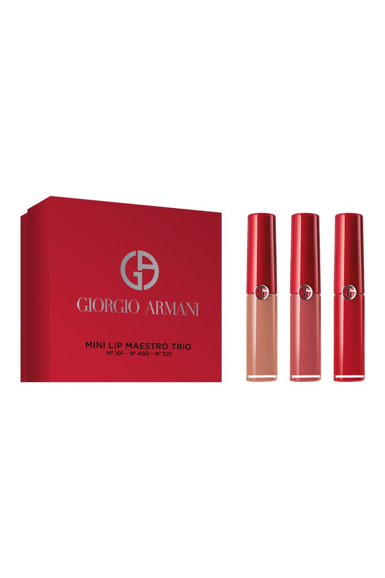 Giorgio Armani Travel Lip Maestro Set, Alternate, color, NO COLOR