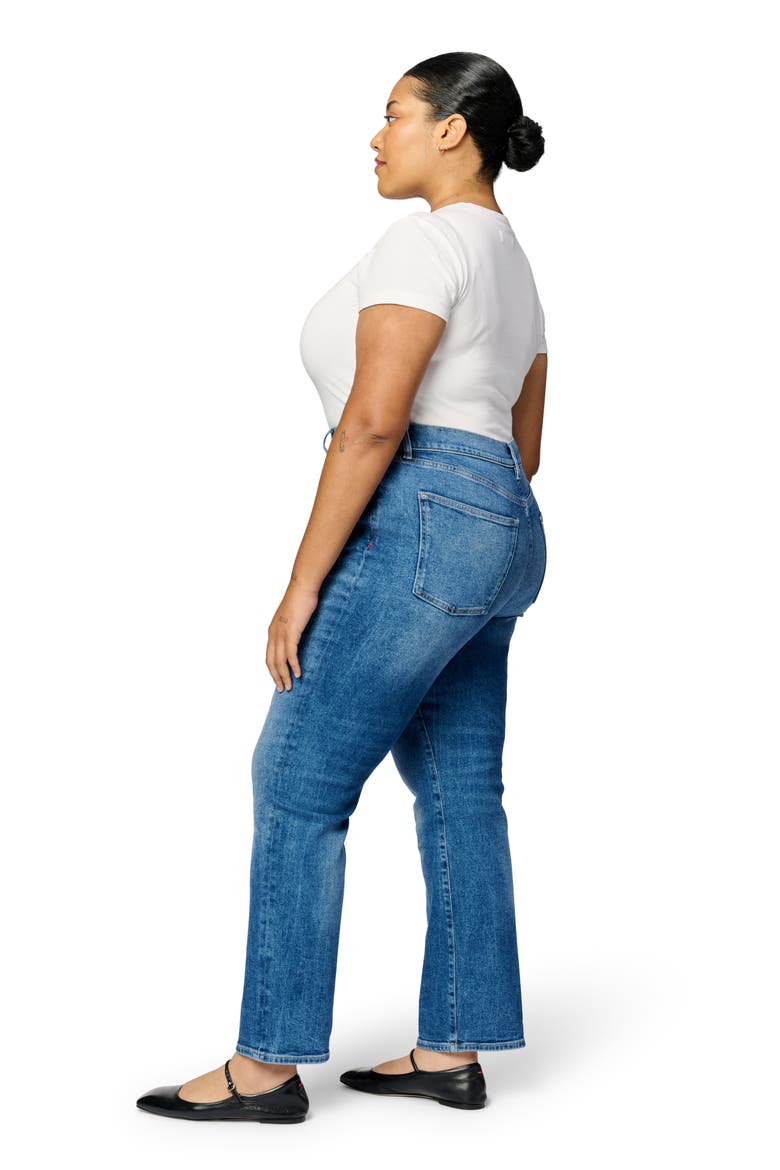 ASE High Waist Straight Leg Jeans, Alternate, color, EVER AFTER