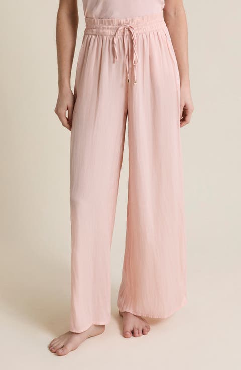 Cheeta Wide Leg Pajama Pants