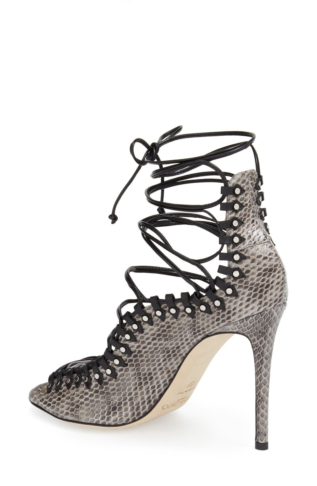 Jimmy Choo 'Koko' Lace-Up Sandal, Alternate, color, 