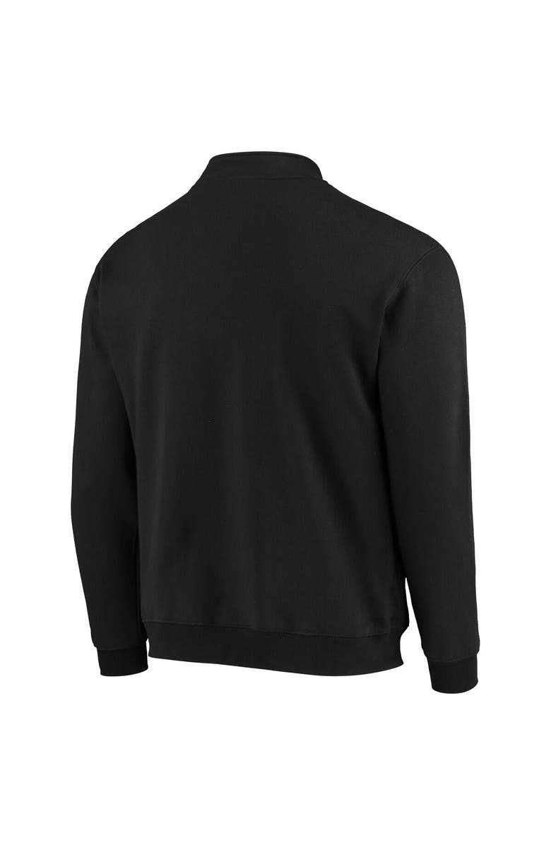 COLOSSEUM Men's Colosseum Black Northwestern Wildcats Tortugas Logo Quarter-Zip Jacket, Alternate, color, Black