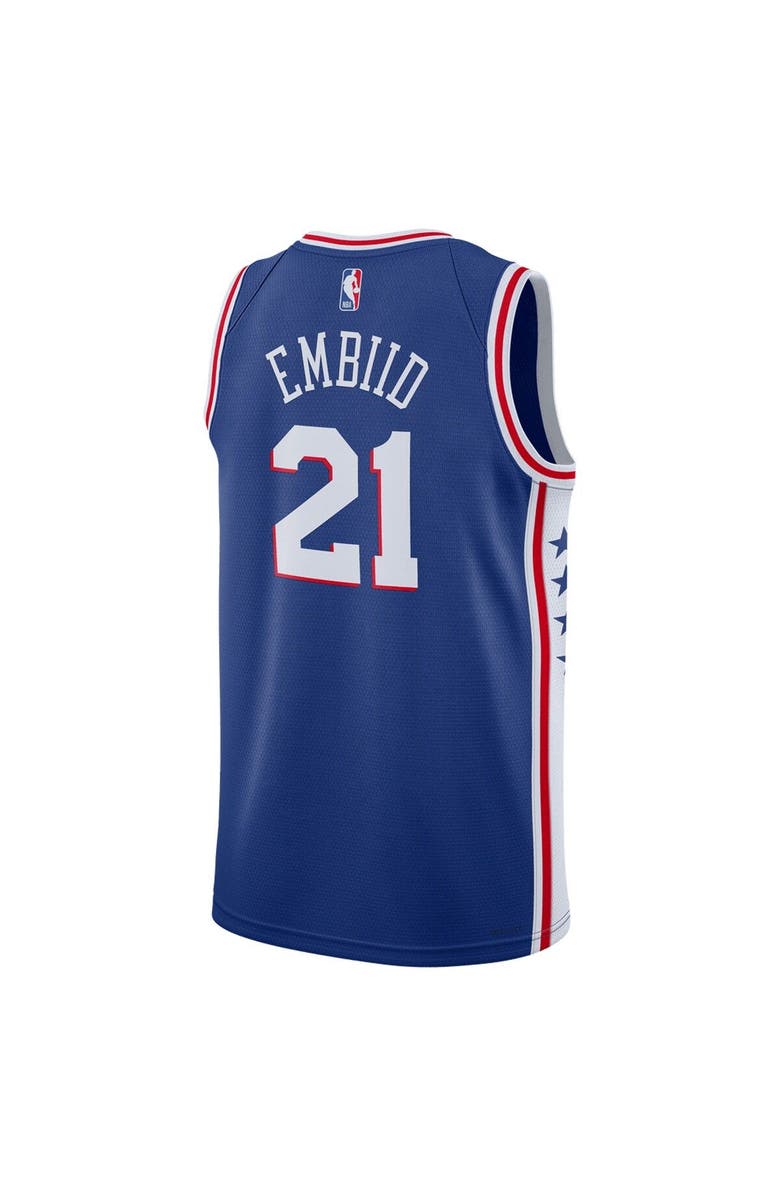 Nike Unisex Nike Joel Embiid Royal Philadelphia 76ers Swingman Jersey - Icon Edition, Alternate, color, Royal