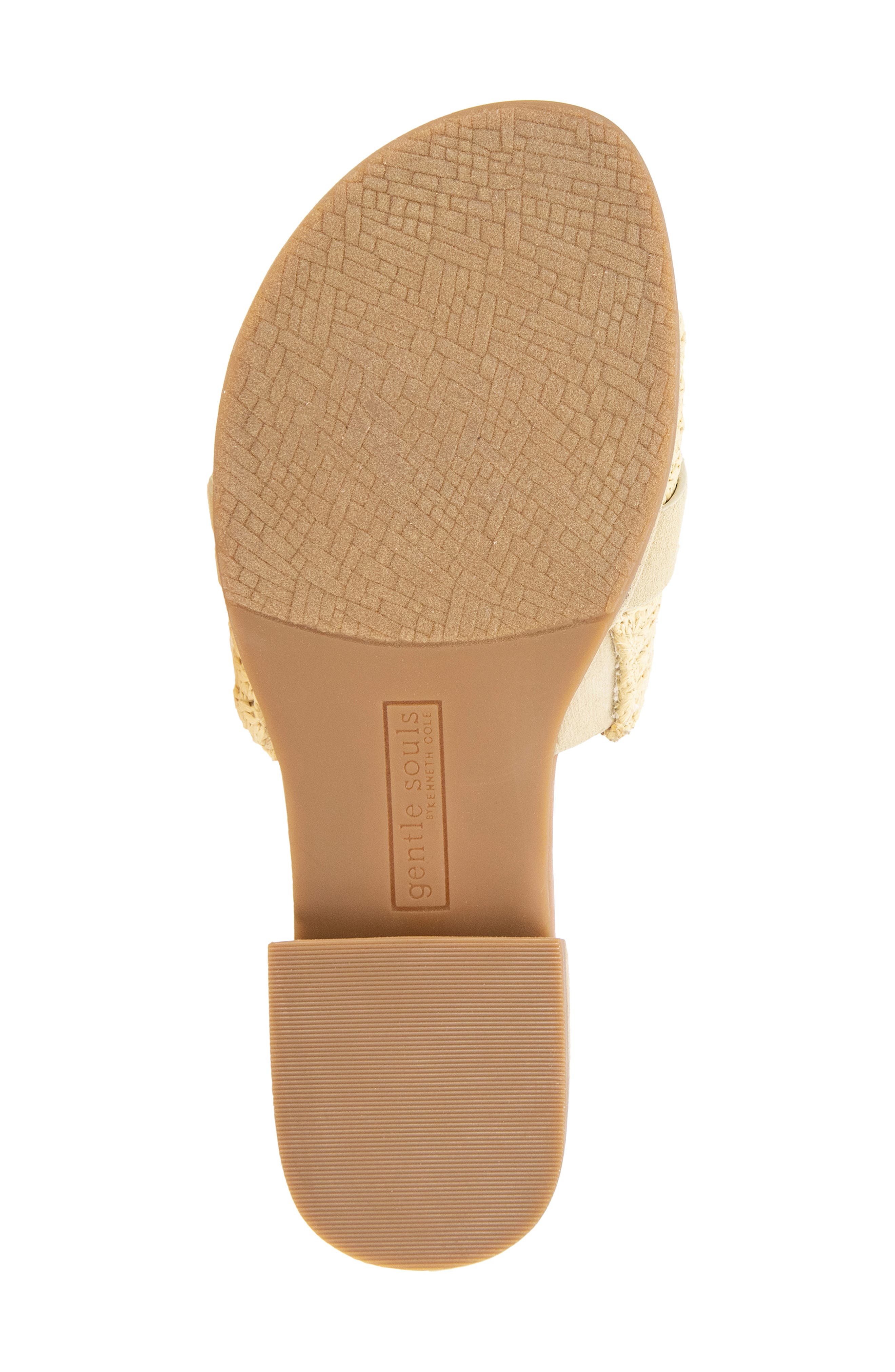 Gentle Souls Hudson Slide Sandal, Alternate, color, Natural Raffia