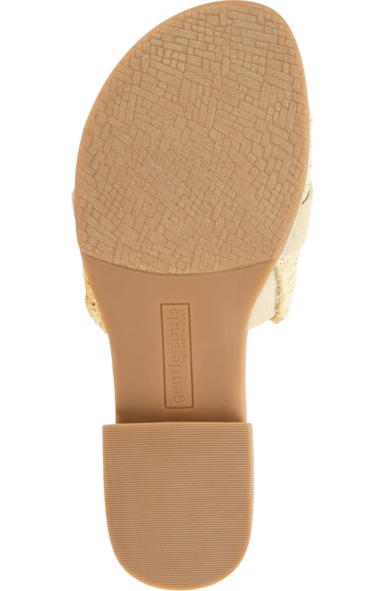 Gentle Souls Hudson Slide Sandal, Alternate, color, Natural Raffia