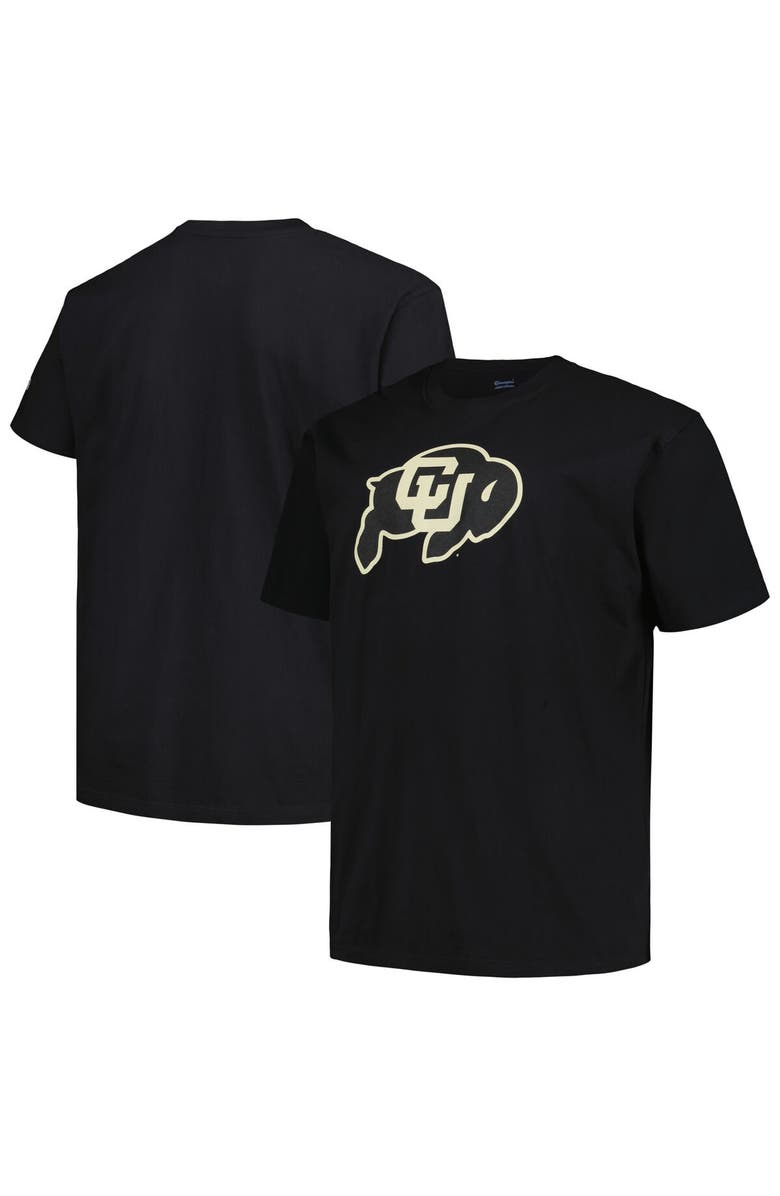 PROFILE Men's Profile Black Colorado Buffaloes Big & Tall Color Pop T-Shirt, Main, color, 